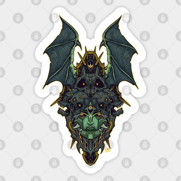 illustration of darkness Sticker by Behold Design Supply